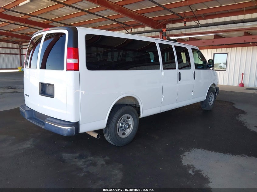 2017 Chevrolet Express 3500 VIN 1GAZGPFF9H1272987 IAAI salvage auction — LEFT REAR, SF97 (California), sold $16,800 on 2026-08-27 (photo 4)