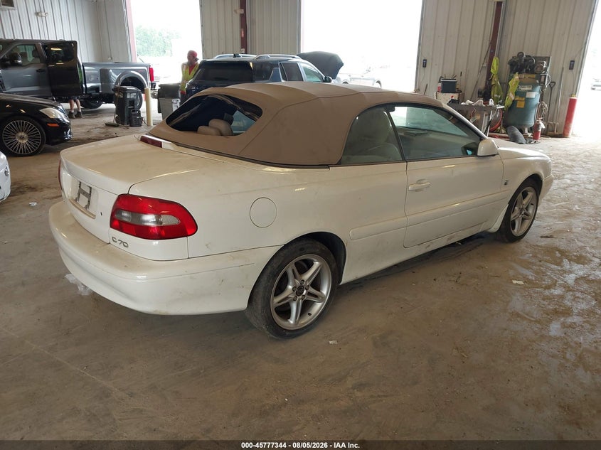 2001 Volvo C70 VIN YV1NC53D91J017491 IAAI salvage auction — NORMAL WEAR, Clear (Michigan), sold $400 on 2026-08-18 (photo 4)