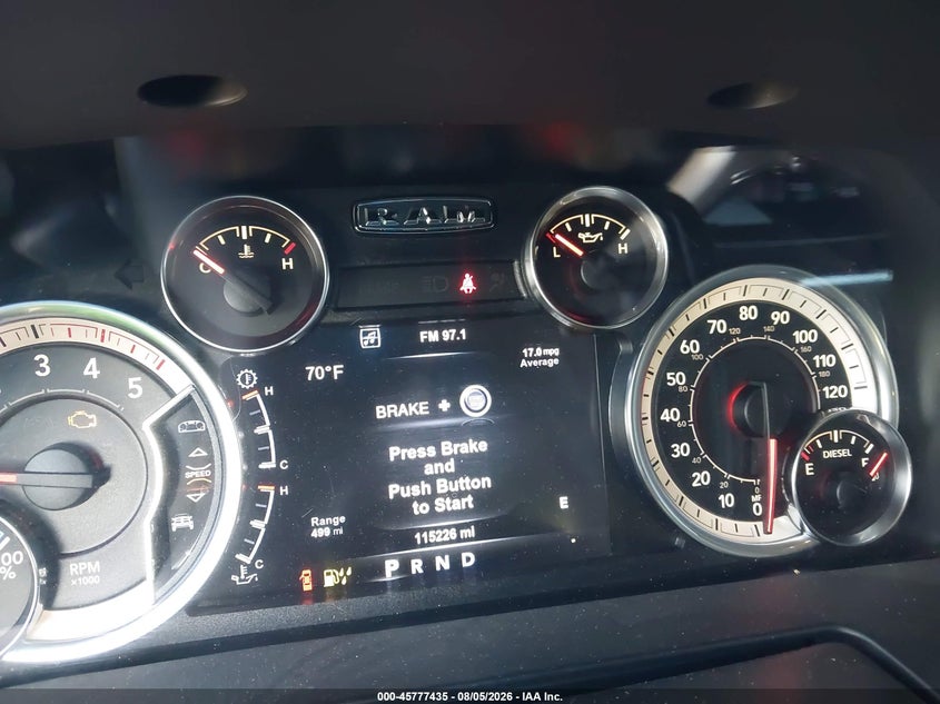 2017 Ram 2500 VIN 3C6UR5FL9HG606675 IAAI salvage auction — ENGINE DAMAGE, Salvage Title, sold $14,975 on 2026-09-04 (photo 7)