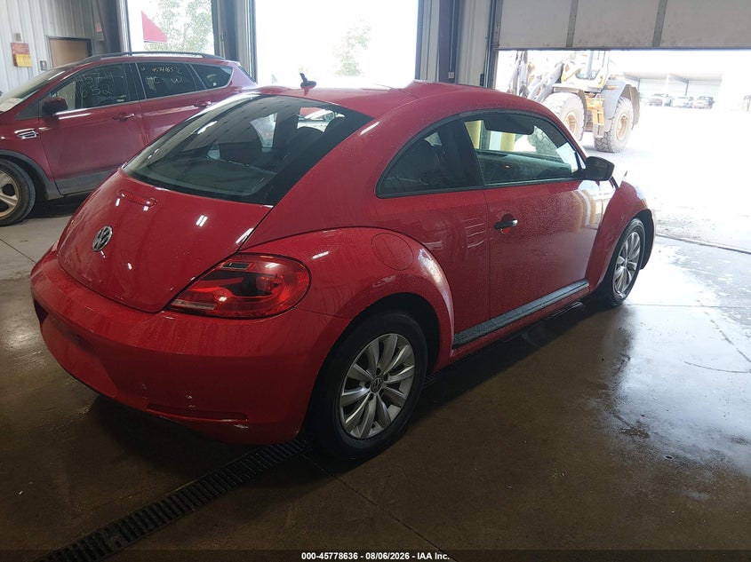2014 Volkswagen Beetle VIN 3VWFP7AT2EM625573 IAAI salvage auction — FRONT END, Salvage (North Dakota), sold $1,500 on 2026-08-23 (photo 4)
