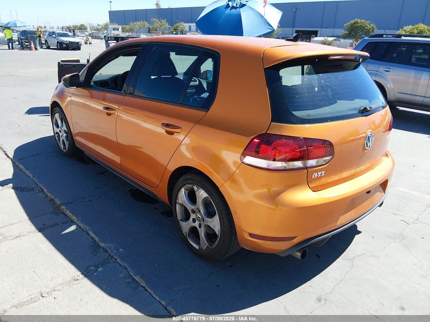 2010 Volkswagen Gti VIN WVWGV7AJ7AW313724 IAAI salvage auction — NORMAL WEAR, Clear (Illinois), sold $825 on 2026-08-17 (photo 3)