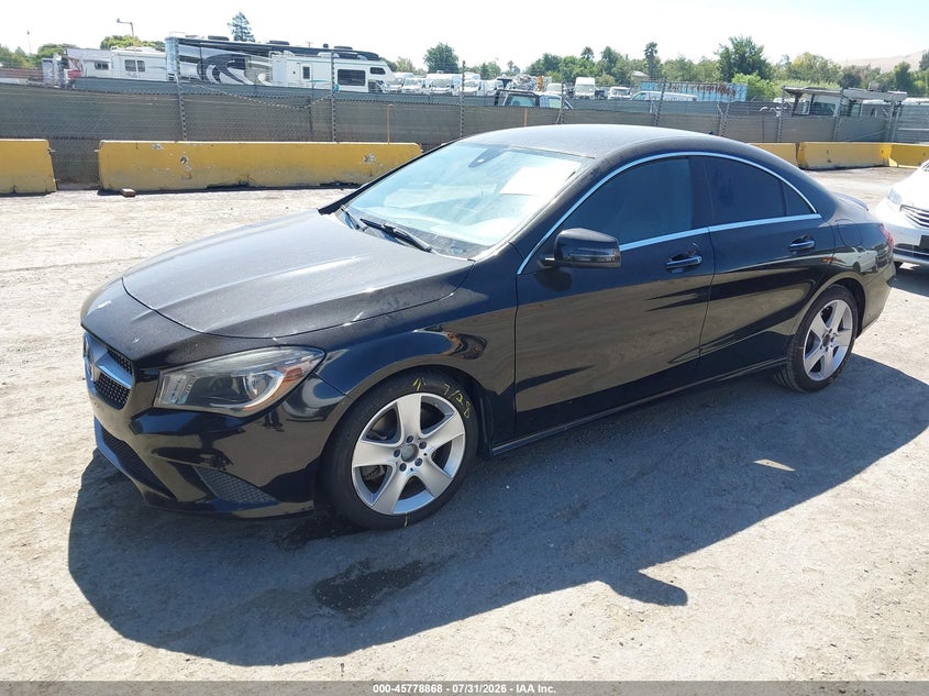 2015 Mercedes-benz Cla-klasse VIN WDDSJ4EB4FN249054 IAAI salvage auction — NORMAL WEAR, App For Dup Clear (California), sold $775 on 2026-08-20 (photo 2)