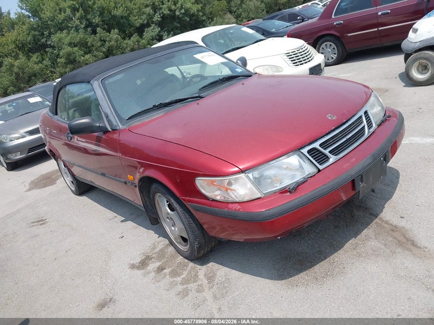 1998 Saab 900 VIN YS3DF78N8W7005268 IAAI salvage auction — NORMAL WEAR, Original (Texas), sold $100 on 2026-08-10 (photo 1)