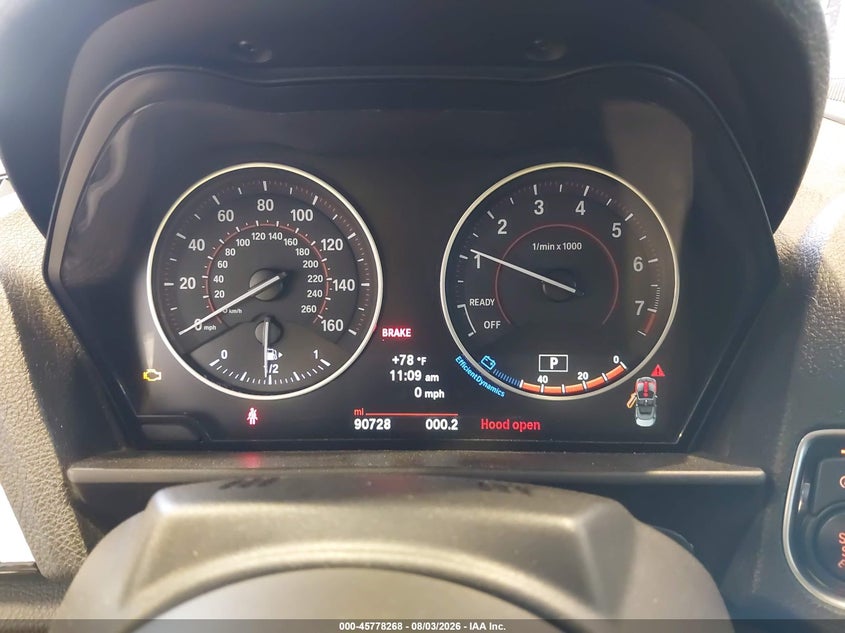 2017 BMW 2er VIN WBA2L1C38HV666501 IAAI salvage auction — UNKNOWN, Salvage Title, sold $2,250 on 2026-09-05 (photo 7)