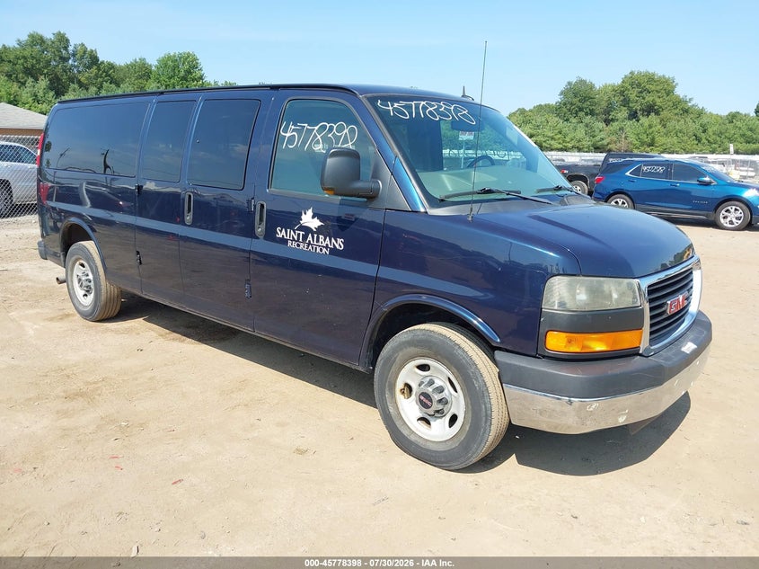 2012 Gmc Savana VIN 1GJZ71FG2C1172292 IAAI salvage auction — UNKNOWN, Rebuilt (Indiana), sold $8,000 on 2026-08-11 (photo 1)
