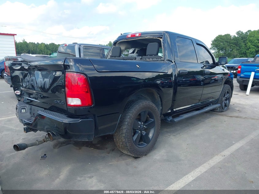 2022 Ram 1500 VIN 1C6RR7KT7NS153376 IAAI salvage auction — SIDE, Salvage Title, sold $675 on 2026-08-27 (photo 4)