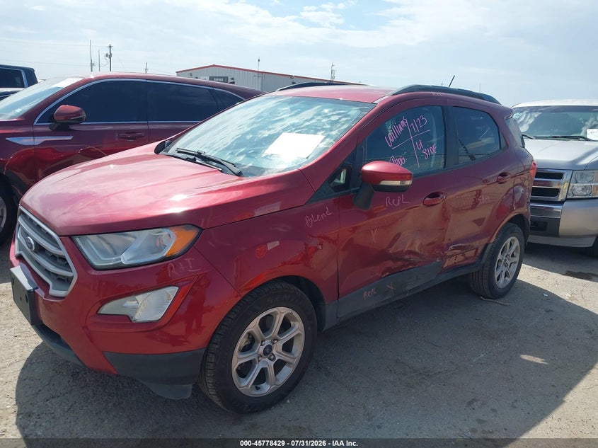2021 Ford Ecosport VIN MAJ3S2GE1MC408893 IAAI salvage auction — SIDE, Wait Title, sold $1,250 on 2026-10-05 (photo 2)