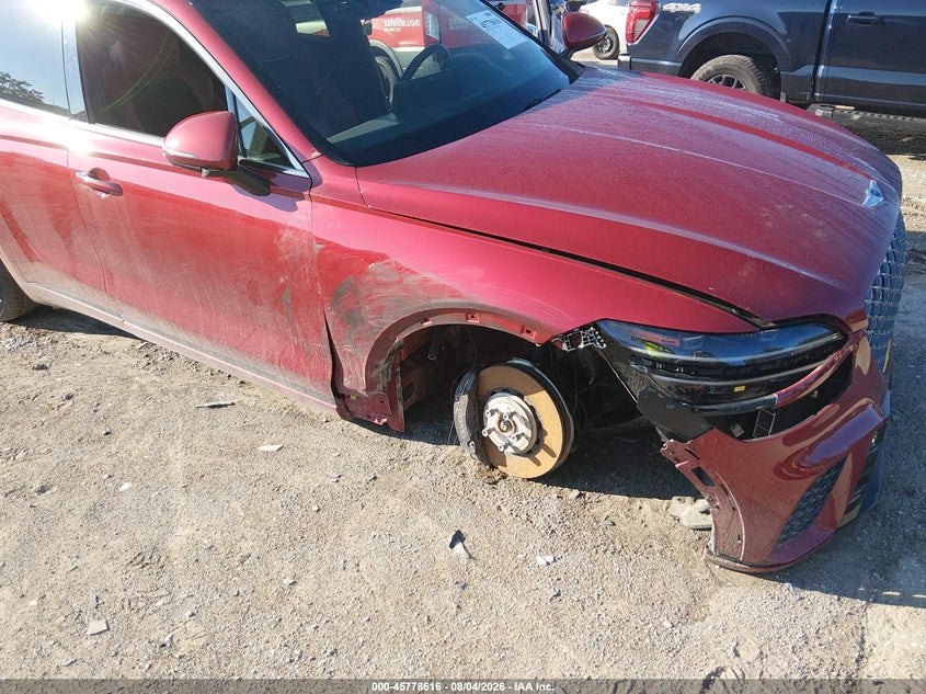 2023 Genesis Gv70 VIN KMUMADTB8PU123483 IAAI salvage auction — FRONT END, Salvage Title, sold $13,000 on 2026-09-02 (photo 6)