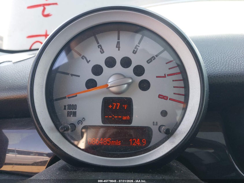 2010 Mini Cooper VIN WMWMF7C59ATZ72662 IAAI salvage auction — NORMAL WEAR, Clear - Dealer Only (California), sold $200 on 2026-09-02 (photo 7)