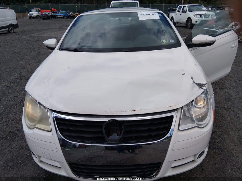 2011 Volkswagen Eos VIN WVWBA7AH0BV001268 IAAI salvage auction — NORMAL WEAR, Clear (Pennsylvania), sold $50 on 2026-08-11 (photo 6)