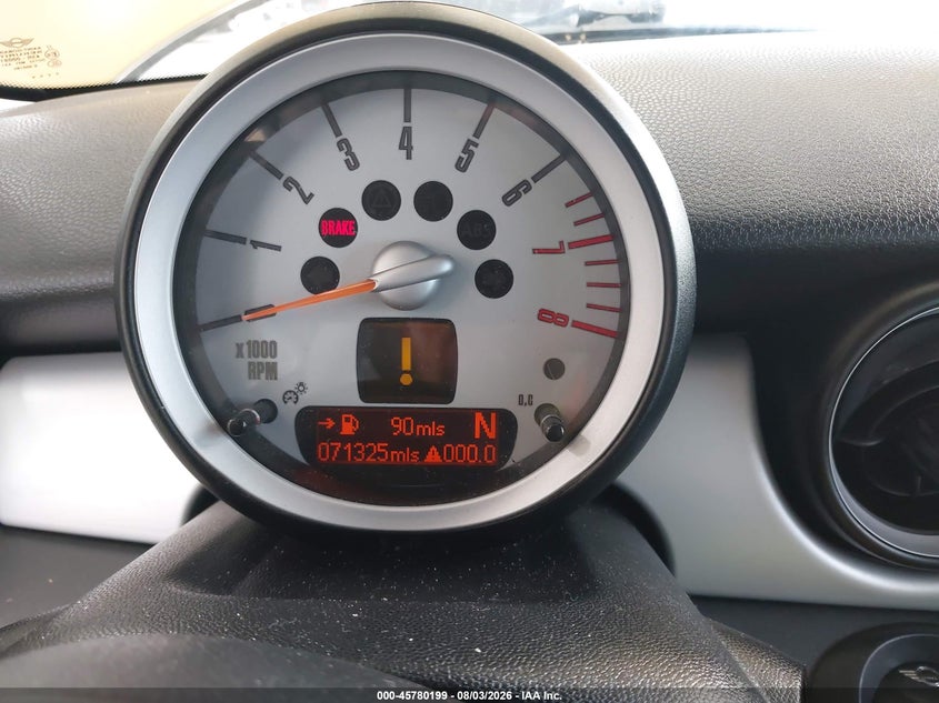 2009 Mini Cooper VIN WMWMF33539TW73673 IAAI salvage auction — MECHANICAL, Clear (Florida), sold $350 on 2026-08-12 (photo 7)