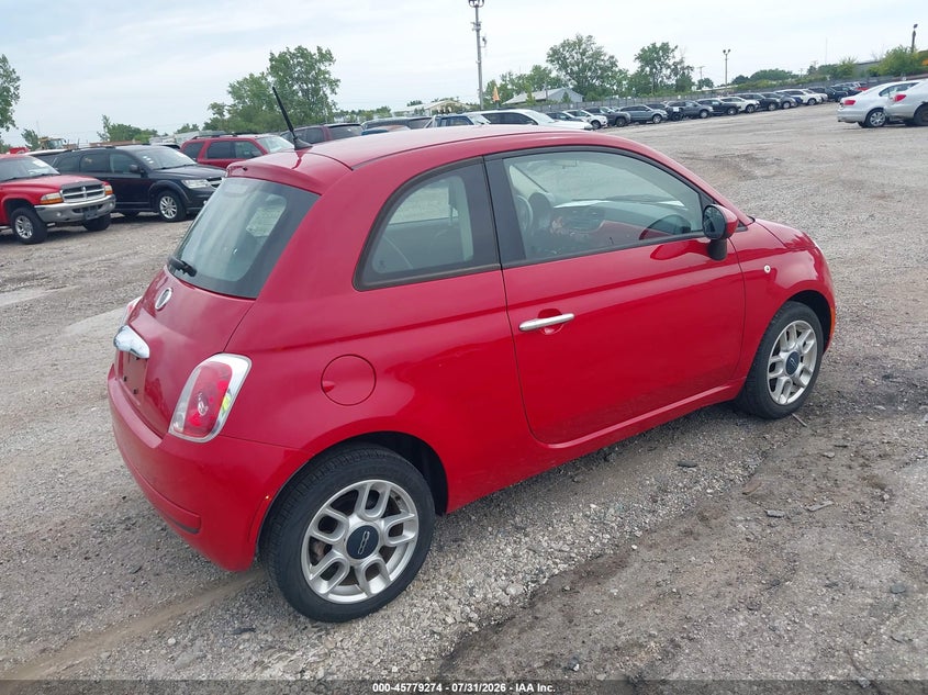 2012 Fiat 500 VIN 3C3CFFAR8CT303521 IAAI salvage auction — NORMAL WEAR, Clear (Illinois), sold $1,050 on 2026-08-15 (photo 4)