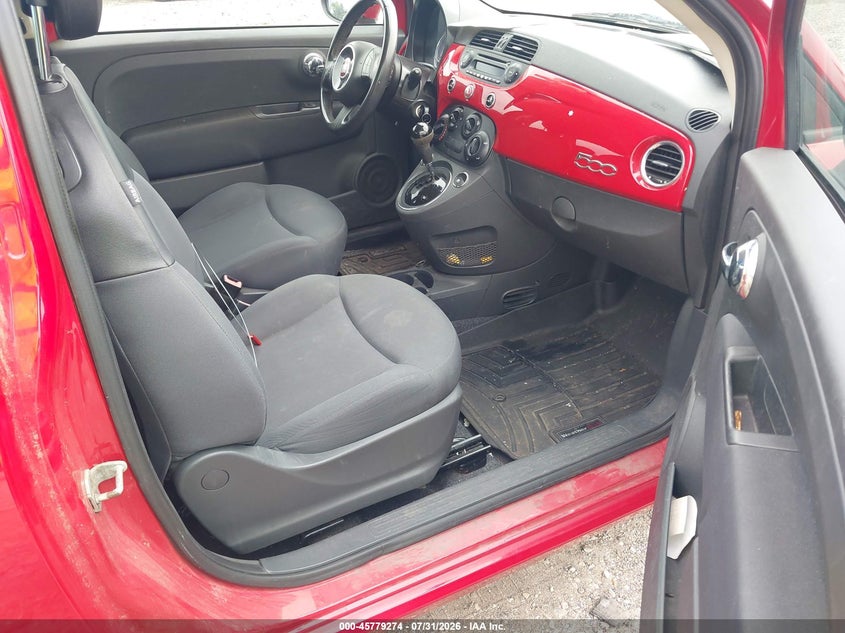 2012 Fiat 500 VIN 3C3CFFAR8CT303521 IAAI salvage auction — NORMAL WEAR, Clear (Illinois), sold $1,050 on 2026-08-15 (photo 5)