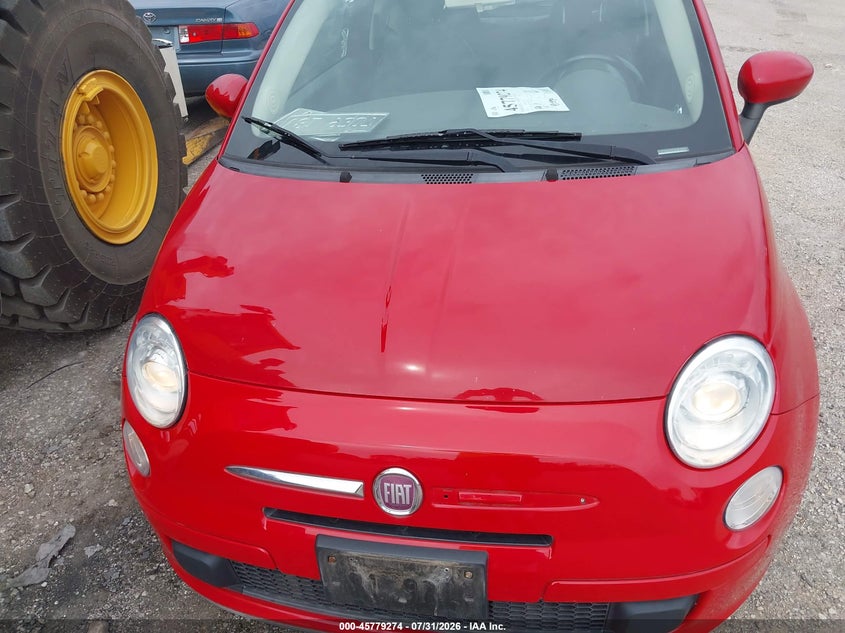 2012 Fiat 500 VIN 3C3CFFAR8CT303521 IAAI salvage auction — NORMAL WEAR, Clear (Illinois), sold $1,050 on 2026-08-15 (photo 6)