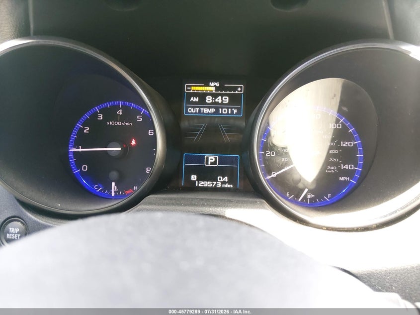 2019 Subaru Outback VIN 4S4BSAFC9K3282534 IAAI salvage auction — FRONT END, Salvage Title, sold $1,500 on 2026-10-03 (photo 7)