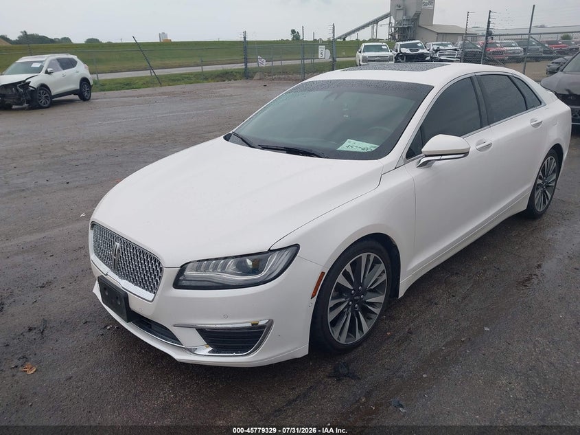 2019 Lincoln Mkz VIN 3LN6L5F91KR614008 IAAI salvage auction — RIGHT FRONT, Salvage Title, sold $4,500 on 2026-09-16 (photo 2)