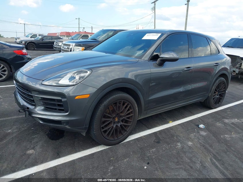 2021 Porsche Cayenne VIN WP1AA2AY1MDA02385 IAAI salvage auction — NORMAL WEAR, Clear (Tennessee), sold $17,600 on 2026-08-17 (photo 2)