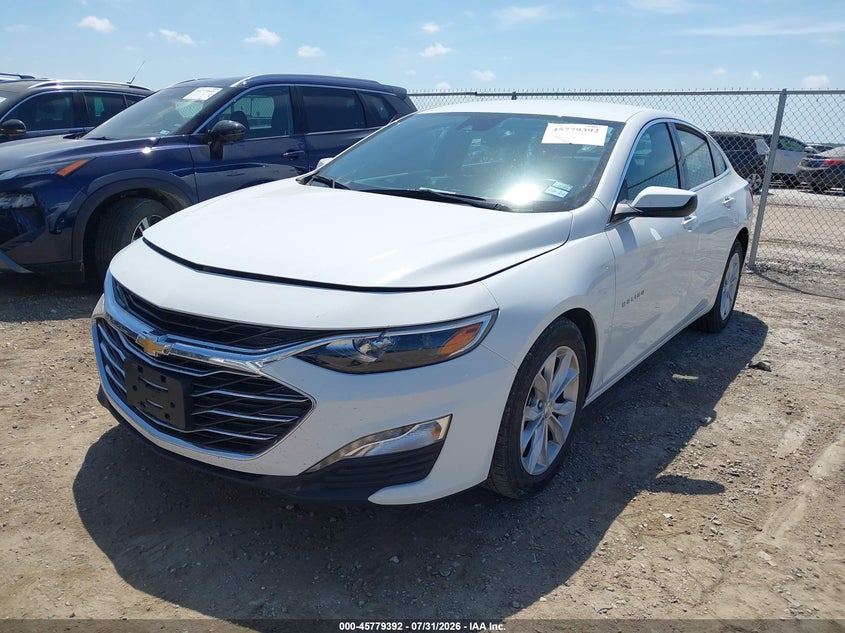 2025 Chevrolet Malibu VIN 1G1ZD5ST7SF123786 IAAI salvage auction — RIGHT REAR, Salvage Title, sold $10,500 on 2026-08-18 (photo 2)