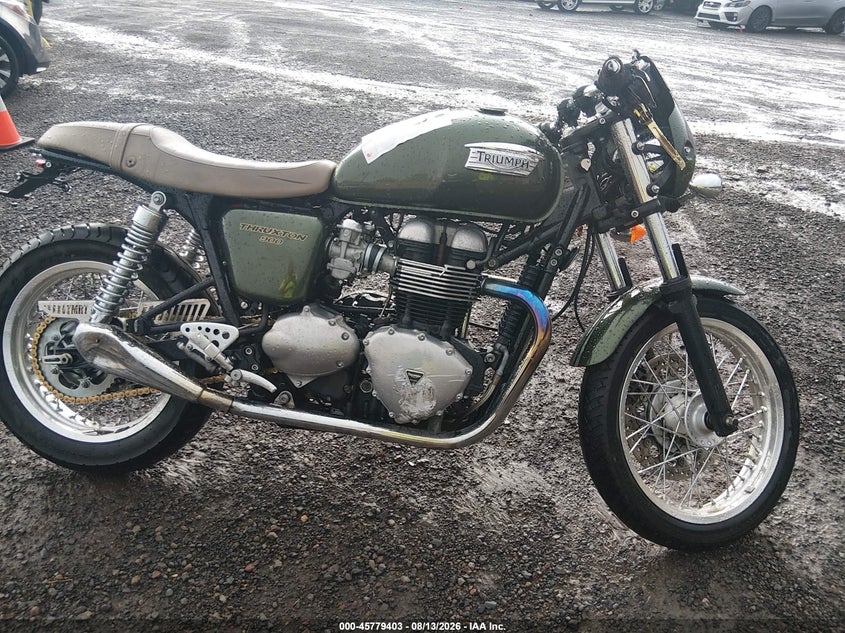 2016 Triumph motorcycle Thruxton VIN SMT920K10GT733621 IAAI salvage auction — SIDE, Salvage (Nevada), sold $650 on 2026-09-23 (photo 8)