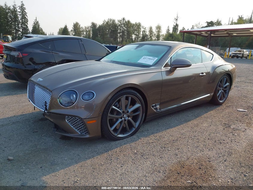 2021 Bentley Continental gt VIN SCBCB2ZG8MC086250 IAAI salvage auction — FRONT END, Bill Of Sale (Washington), sold $82,000 on 2026-08-31 (photo 2)