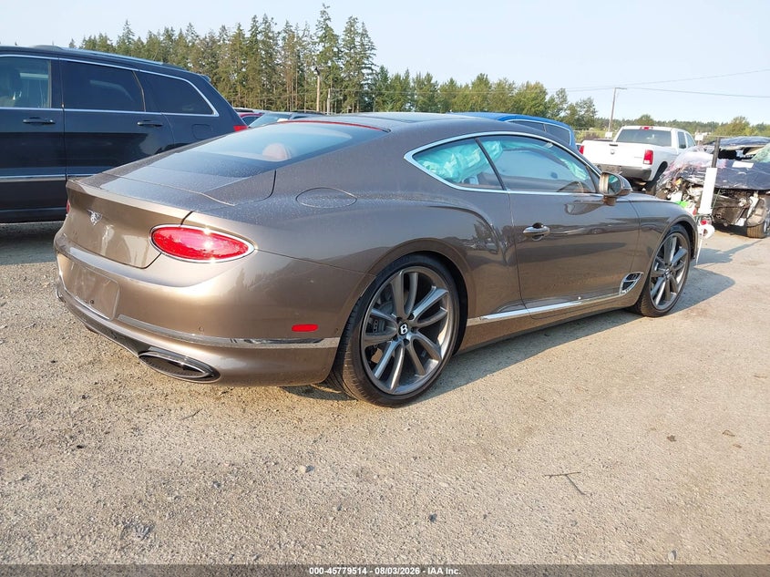 2021 Bentley Continental gt VIN SCBCB2ZG8MC086250 IAAI salvage auction — FRONT END, Bill Of Sale (Washington), sold $82,000 on 2026-08-31 (photo 4)