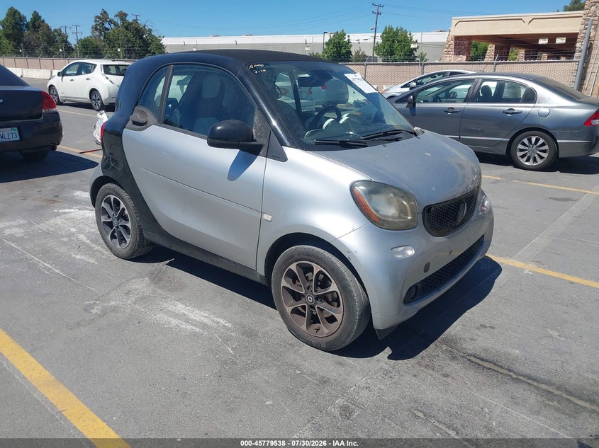 2016 Smart Fortwo VIN WMEFJ5DA3GK051970 IAAI salvage auction — FRONT END, Salvage Title, sold $1,000 on 2026-09-14 (photo 1)