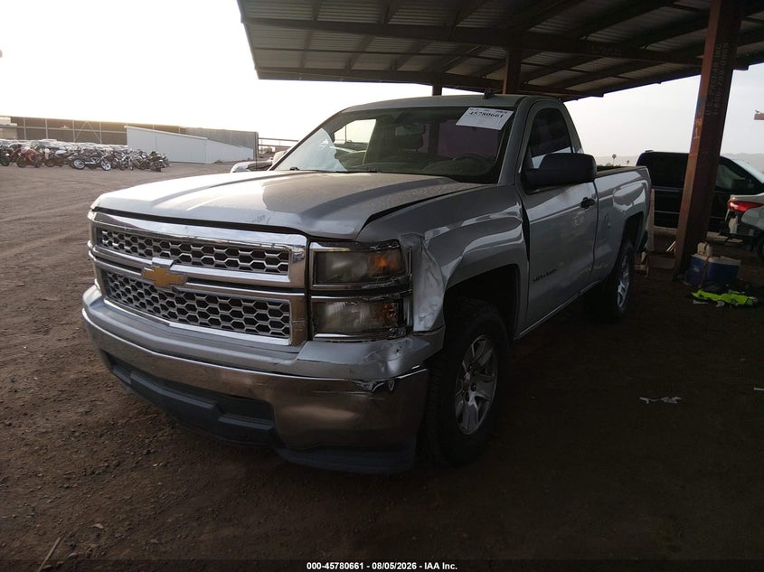 2014 Chevrolet Silverado VIN 1GCNCREH8EZ126173 IAAI salvage auction — LEFT FRONT, Wait Title, sold $4,150 on 2026-08-23 (photo 2)