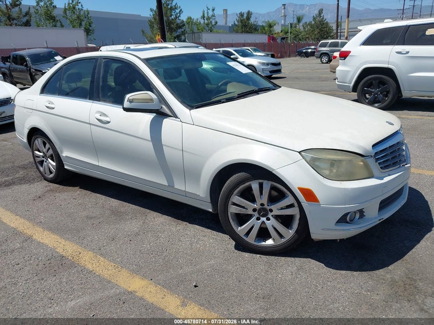 2008 Mercedes-benz C class VIN WDDGF54X28F114291 IAAI salvage auction — NORMAL WEAR, Clear - Dealer Only (California), sold $300 on 2026-08-11 (photo 1)