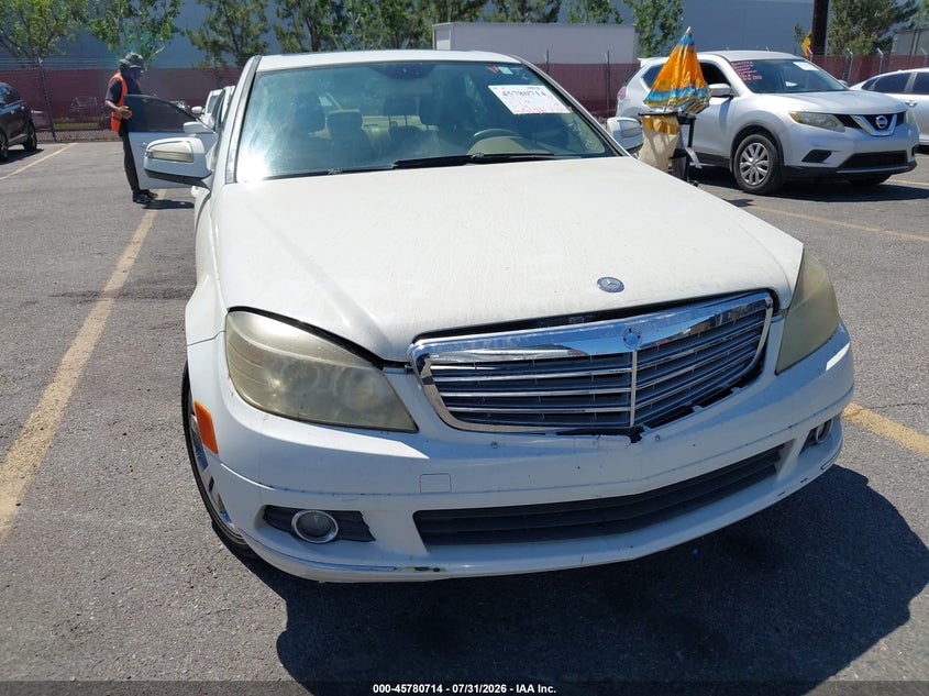 2008 Mercedes-benz C class VIN WDDGF54X28F114291 IAAI salvage auction — NORMAL WEAR, Clear - Dealer Only (California), sold $300 on 2026-08-11 (photo 6)