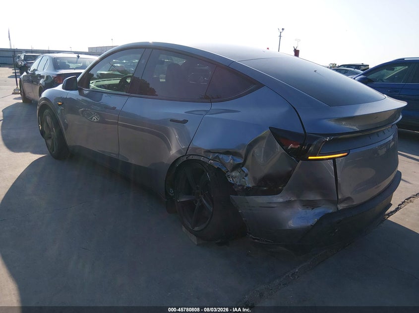 2026 Tesla Model y VIN 7SAYGDED0TA452151 IAAI salvage auction — LEFT REAR, Original (Texas), sold $23,950 on 2026-09-15 (photo 3)