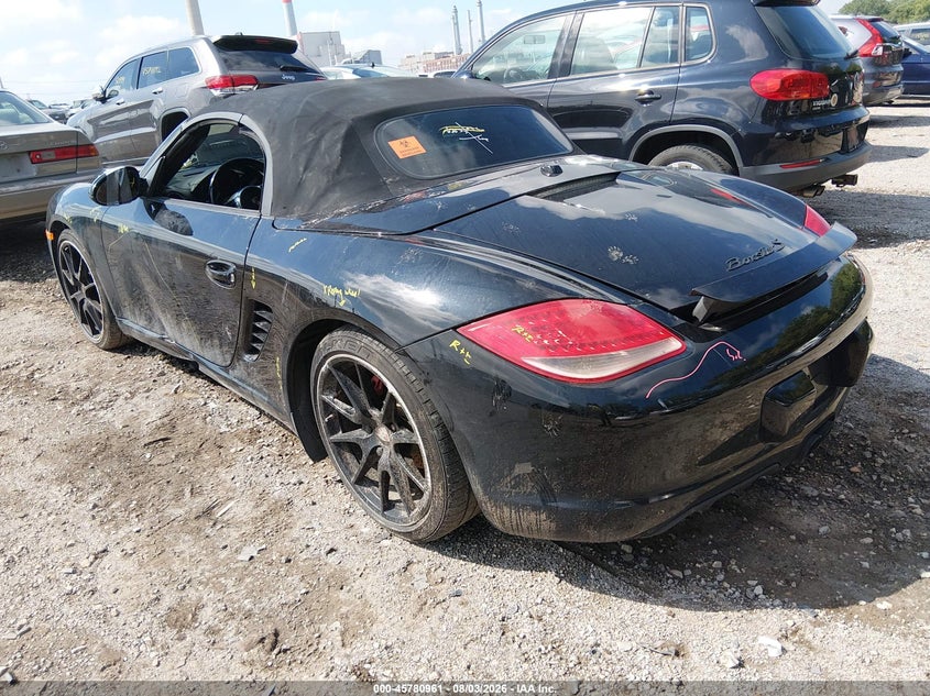 2012 Porsche Boxster VIN WP0CB2A8XCS799138 IAAI salvage auction — BIOHAZARD/CHEMICAL, Clear (Indiana), sold $7,400 on 2026-08-22 (photo 3)