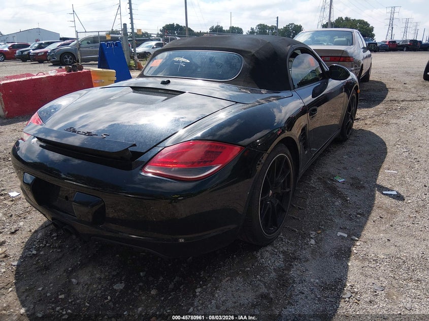 2012 Porsche Boxster VIN WP0CB2A8XCS799138 IAAI salvage auction — BIOHAZARD/CHEMICAL, Clear (Indiana), sold $7,400 on 2026-08-22 (photo 4)