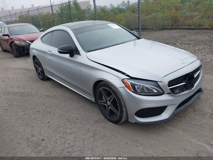 2017 Mercedes-benz C-klasse VIN WDDWJ4KB6HF485739 — IAAI salvage auction photo