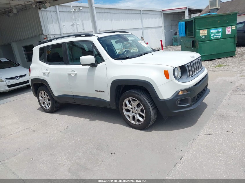2015 Jeep Renegade VIN ZACCJBBT3FPB44951 IAAI salvage auction — NORMAL WEAR, Clear (Florida), sold $3,075 on 2026-08-12 (photo 1)