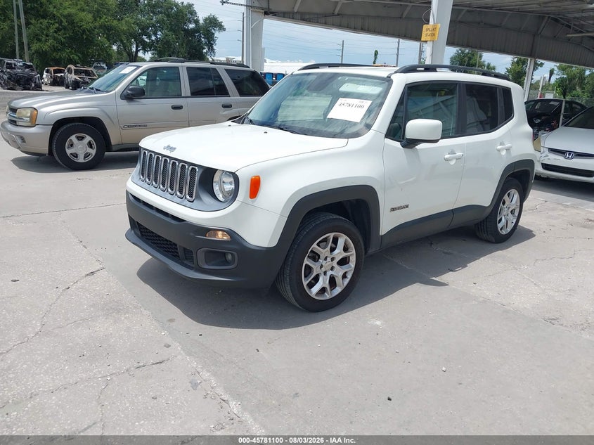 2015 Jeep Renegade VIN ZACCJBBT3FPB44951 IAAI salvage auction — NORMAL WEAR, Clear (Florida), sold $3,075 on 2026-08-12 (photo 2)