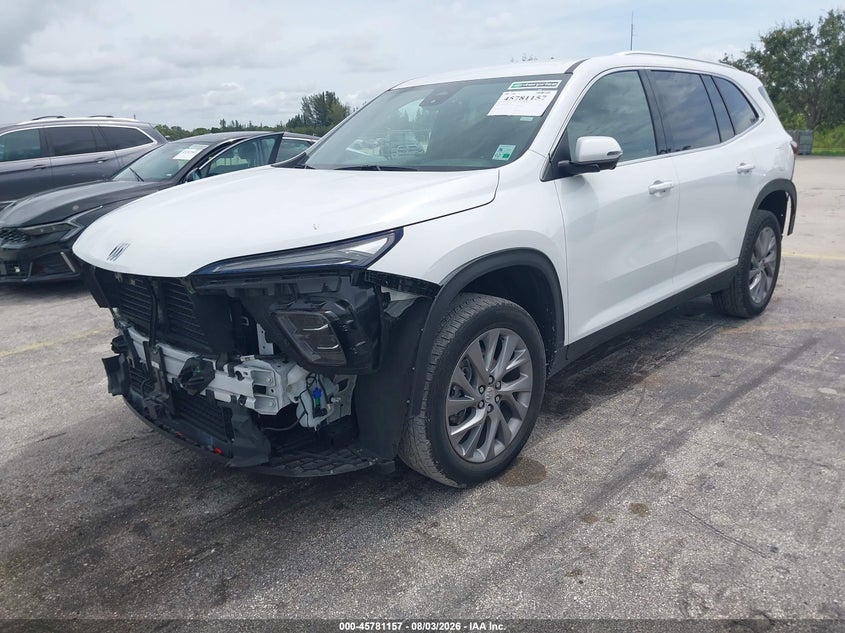 2025 Buick Enclave VIN 5GAERARS2SJ172261 IAAI salvage auction — FRONT & REAR, Enterprise Vehicles Clear Only (Louisiana), sold $17,275 on 2026-08-27 (photo 2)
