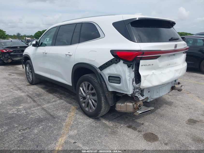 2025 Buick Enclave VIN 5GAERARS2SJ172261 IAAI salvage auction — FRONT & REAR, Enterprise Vehicles Clear Only (Louisiana), sold $17,275 on 2026-08-27 (photo 3)