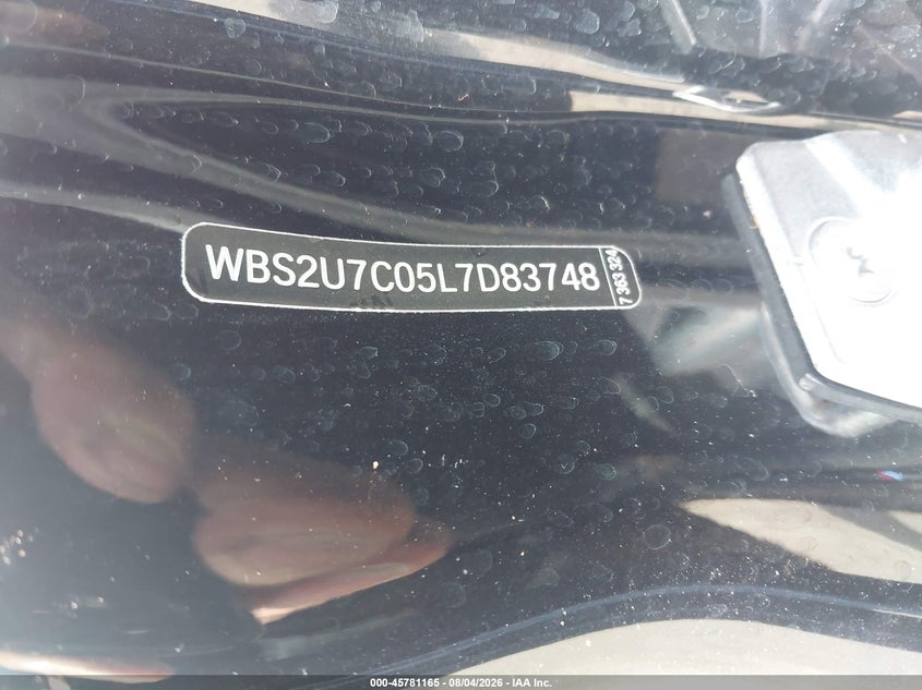 2020 BMW M2 VIN WBS2U7C05L7D83748 IAAI salvage auction — ALL OVER, Wait Title, sold $9,700 on 2026-10-21 (photo 9)