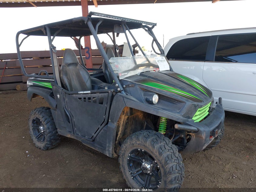 2010 Kawasaki Kvf750 VIN JKARFDS16AB500375 IAAI salvage auction — REAR END, Salvage (Arizona), sold $1,000 on 2026-09-23 (photo 1)