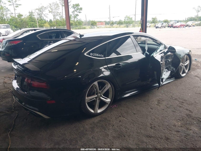 2016 Audi Rs7 VIN WUAW2AFC2GN902273 IAAI salvage auction — RIGHT SIDE, Salvage Title, sold $10,100 on 2026-09-15 (photo 4)