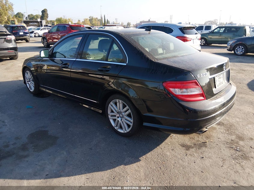 2009 Mercedes-benz C class VIN WDDGF81X69F296357 IAAI salvage auction — NORMAL WEAR, Clear - Dealer Only (California), sold $975 on 2026-08-06 (photo 3)