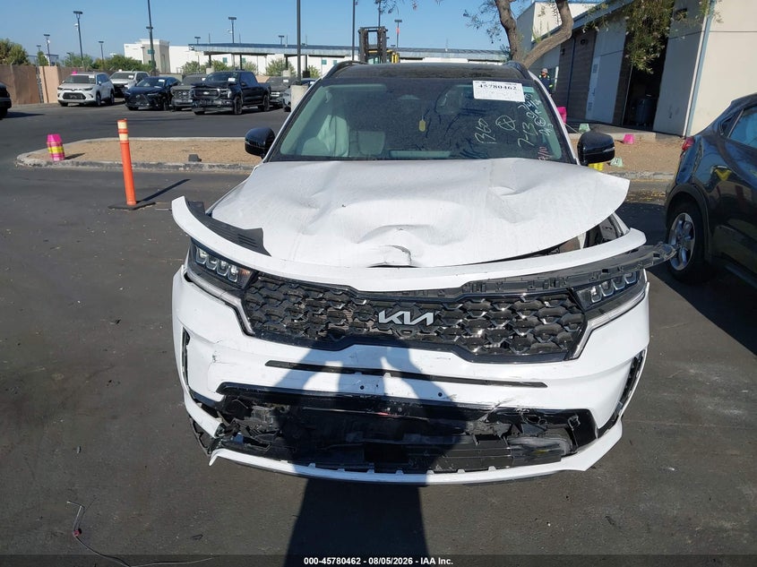 2023 Kia Sorento VIN 5XYRH4LF5PG160306 IAAI salvage auction — FRONT END, Salvage Title, sold $7,200 on 2026-08-23 (photo 6)