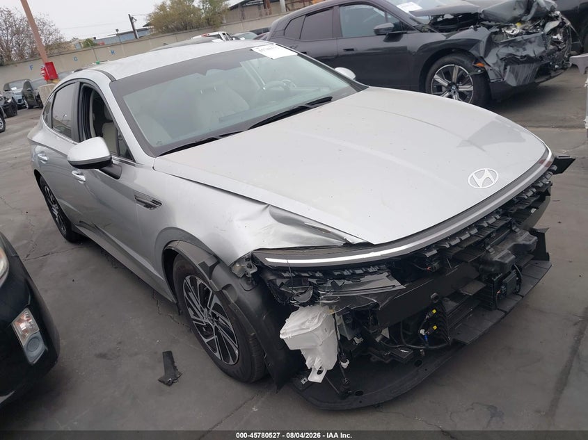 2026 Hyundai Sonata VIN KMHL24JJ6TA154695 IAAI salvage auction — FRONT END, Salvage Certificate (California), sold $9,100 on 2026-09-07 (photo 1)