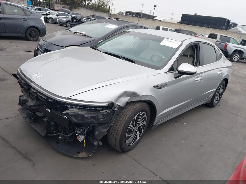 2026 Hyundai Sonata VIN KMHL24JJ6TA154695 IAAI salvage auction — FRONT END, Salvage Certificate (California), sold $9,100 on 2026-09-07 (photo 2)