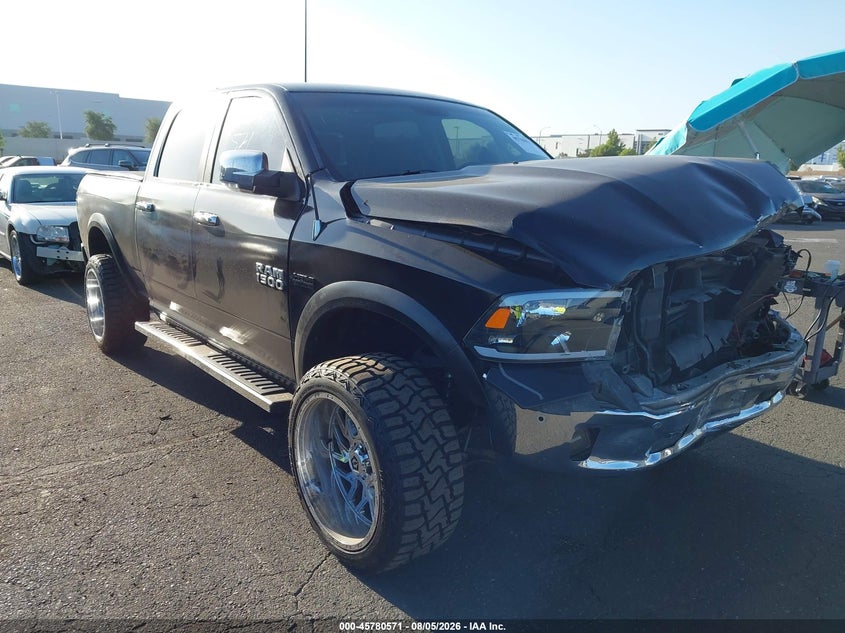 2018 Ram 1500 VIN 1C6RR7TT1JS157593 IAAI salvage auction — LEFT FRONT, Wait Title, sold $2,750 on 2026-09-04 (photo 1)