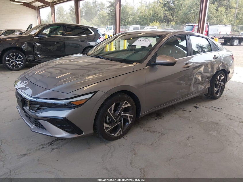 2024 Hyundai Elantra VIN KMHLS4DG7RU646630 IAAI salvage auction — LEFT SIDE, Bill Of Sale (Washington), sold $7,500 on 2026-08-26 (photo 2)