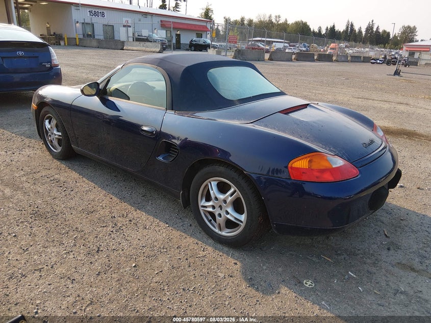 2002 Porsche Boxster VIN WP0CA29892U624180 IAAI salvage auction — NORMAL WEAR, Clear (Washington), sold $450 on 2026-08-19 (photo 3)