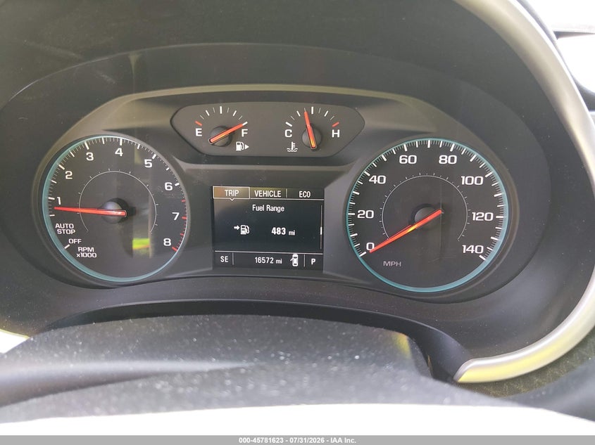 2020 Chevrolet Malibu VIN 1G1ZC5ST6LF133603 IAAI salvage auction — NORMAL WEAR, SF97 (Virginia), sold $13,800 on 2026-08-19 (photo 7)