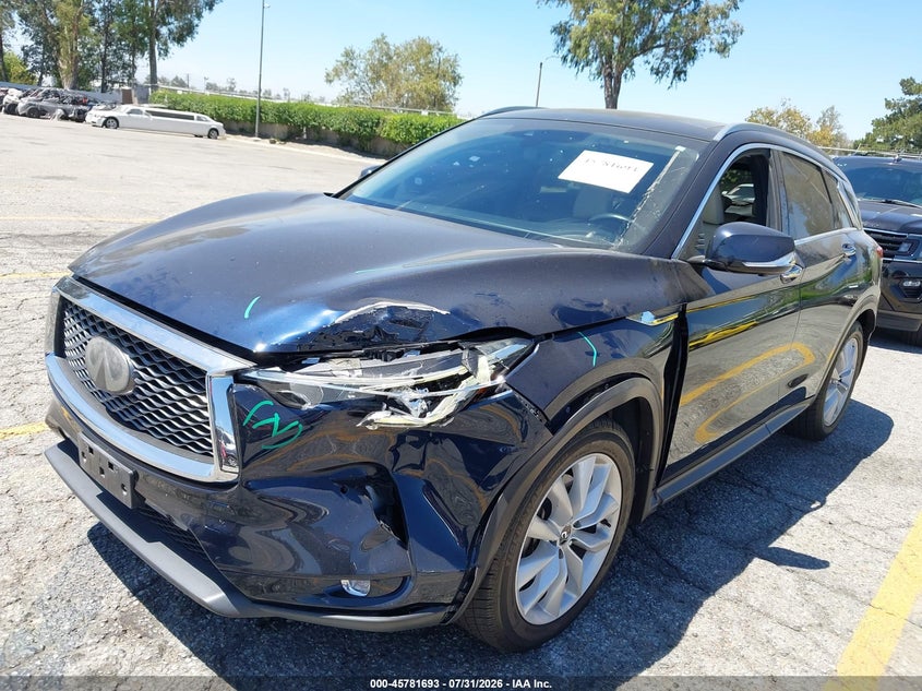 2019 Infiniti Qx50 VIN 3PCAJ5M13KF115858 IAAI salvage auction — SIDE, Salvage Title, sold $4,550 on 2026-09-15 (photo 6)