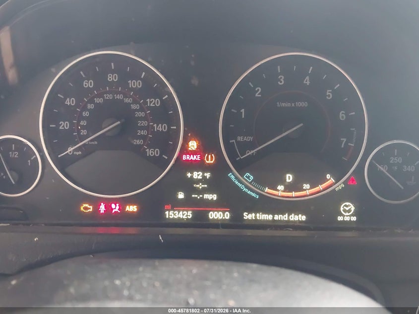 2014 BMW 3 series VIN WBA3A5G54ENP31837 IAAI salvage auction — NORMAL WEAR, Clear (Florida), sold $250 on 2026-08-12 (photo 7)